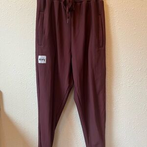 Women's Burgundy Track Pants